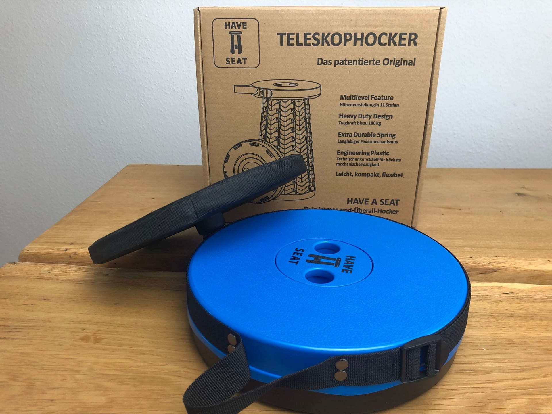Teleskophocker / Campinghocker im Test von Have A Seat® MyStool