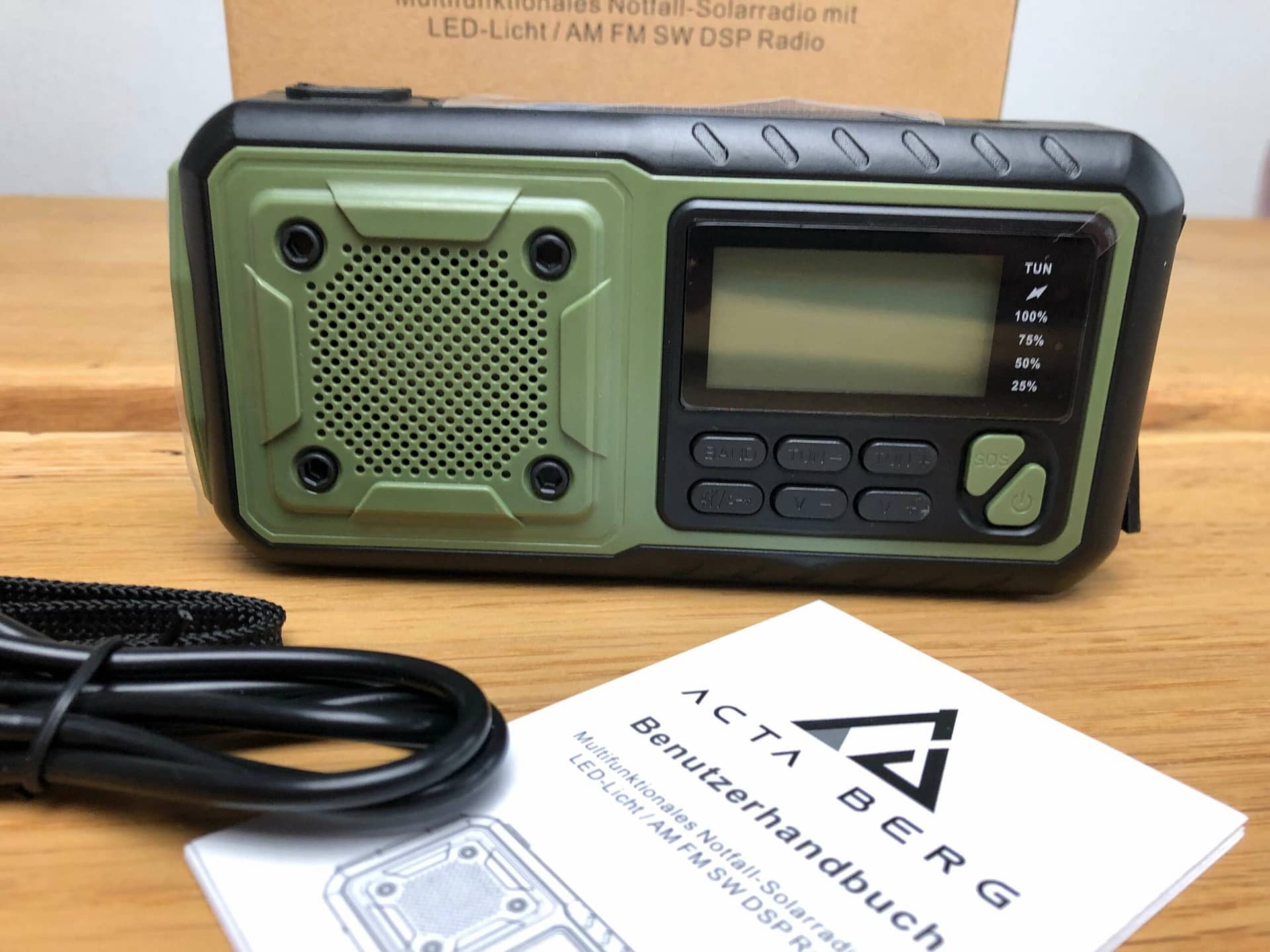 Notfallradio im Test von Acta Berg