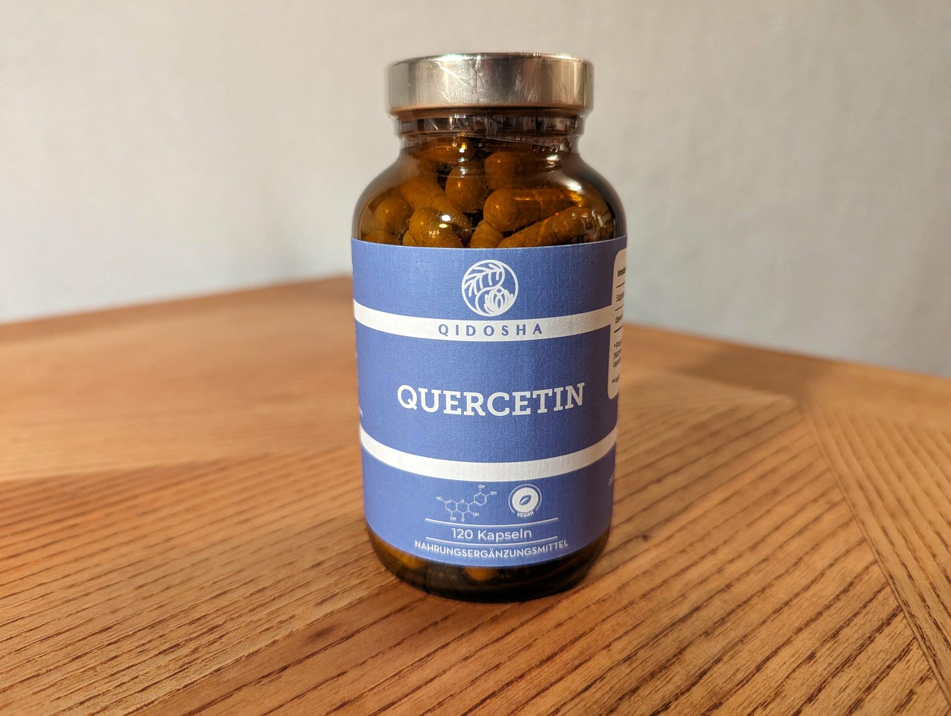 Nahrungsergänzungsmittel Quercetin im Test von QIDOSHA®