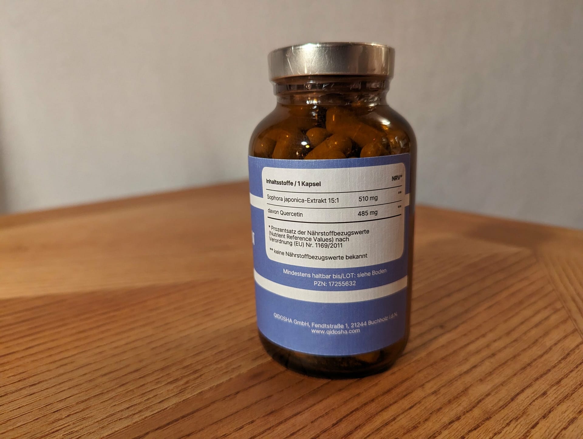Nahrungsergänzungsmittel Quercetin im Test von QIDOSHA®