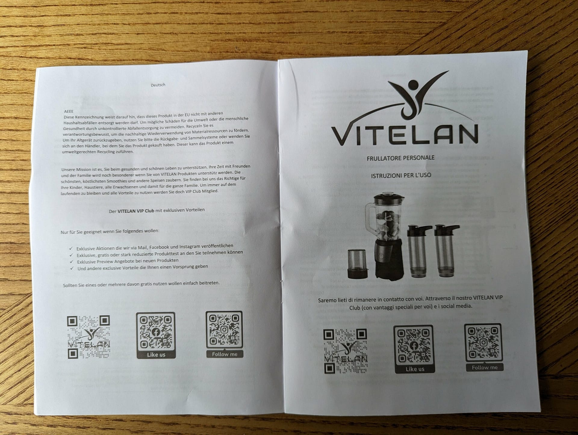 Standmixer Set im Test von VITELAN